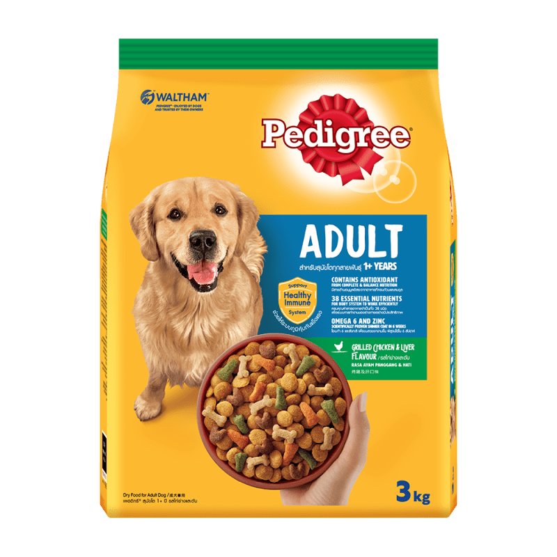 Pedigree® Adult 1+ Years Grilled Chicken & Liver Flavor